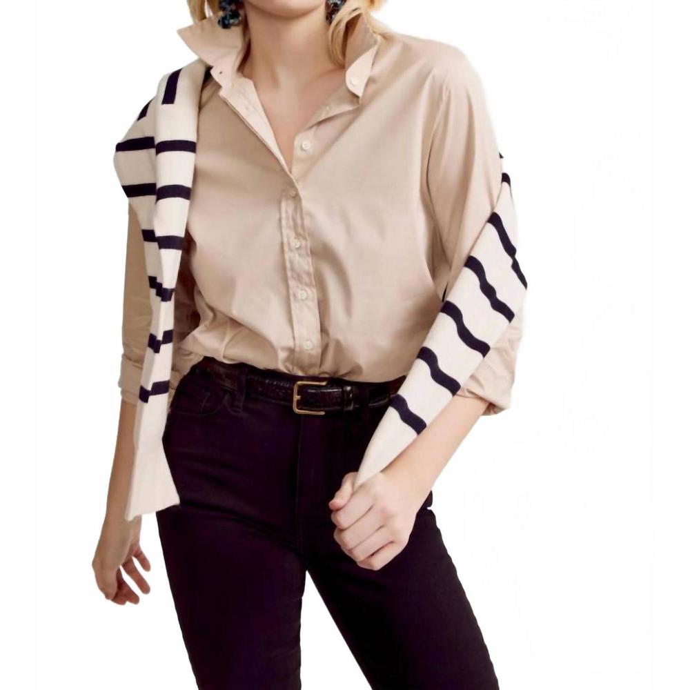NEW THE SHIRT the icon shirt in taupe